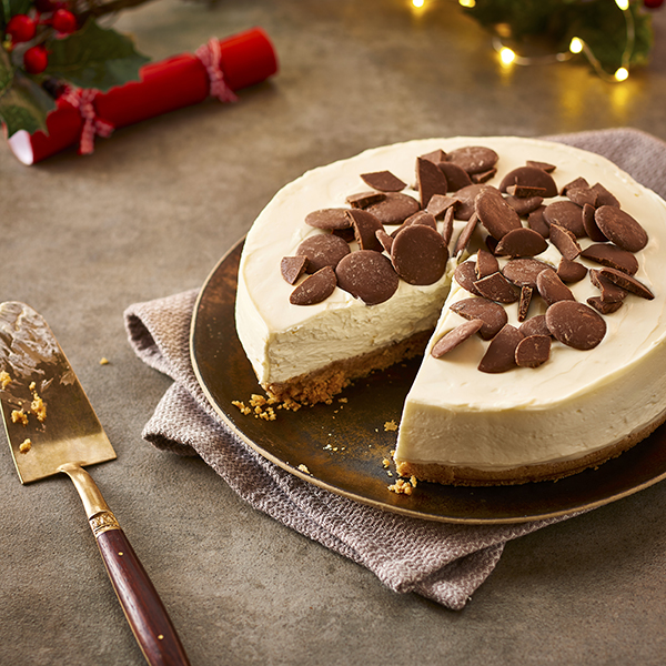 Philadelphia Cheesecake with Cadbury Dairy Milk Giant Buttons