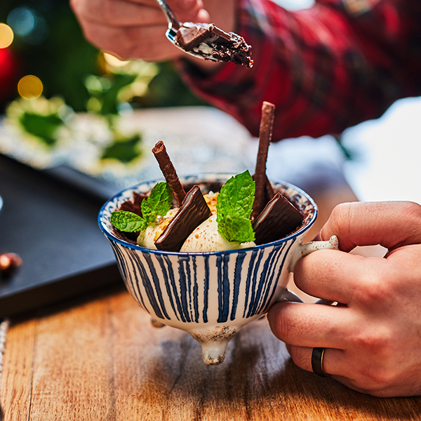 Chocolate and Peppermint Mug Cake