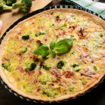 Broccoli & Ham Quiche