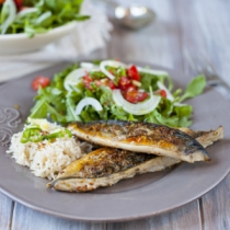 Grilled Mackerel with Soy & Ginger