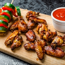 Ginger & Honey Chicken Wings