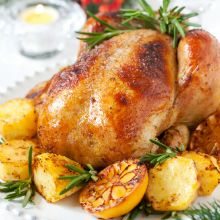 Simple Slow Roasted Chicken