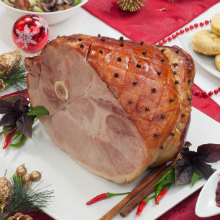 Brown Sugar and Mustard Glazed Ham