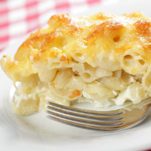 Leek and Macaroni Cheese Bake