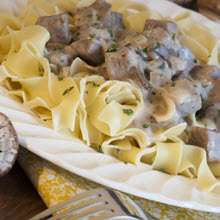 Beef Stroganoff