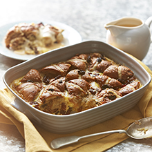 Hot Cross Bun Bread & Butter Pudding