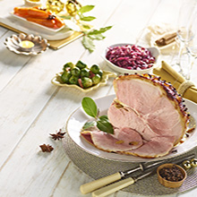 Ham with Seasonal Sides