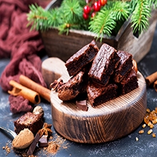 Mulled Wine Brownies