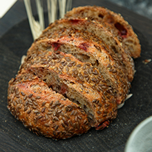 Feta and Beetroot Soda Bread