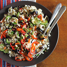 Black Bean & Brown Rice Salad