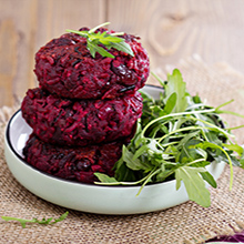 Beetroot & Feta Burgers