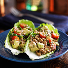 Turkey Lettuce Boats