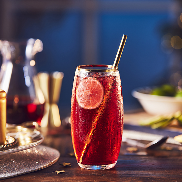 Vodka & Cranberry Fizz