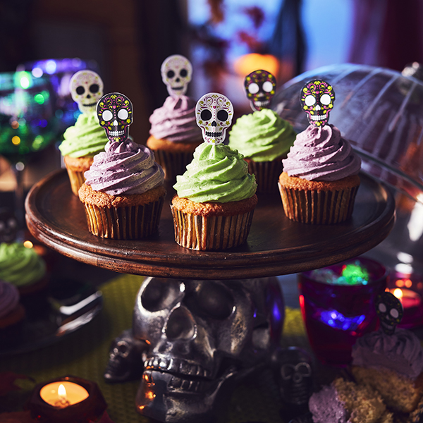 Sugar Skull Cupcakes