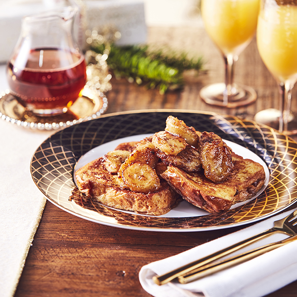 Banana, Cinnamon and Maple French Toast