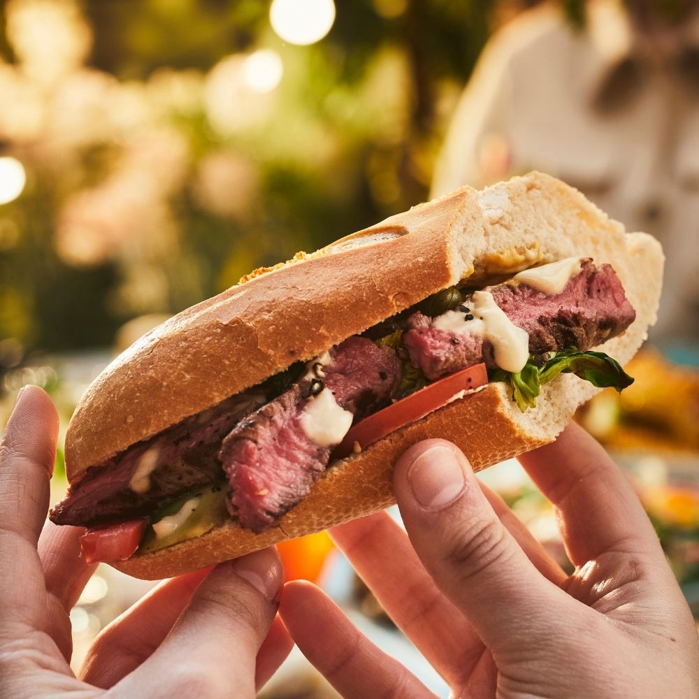 Steak and Onion Sandwiches