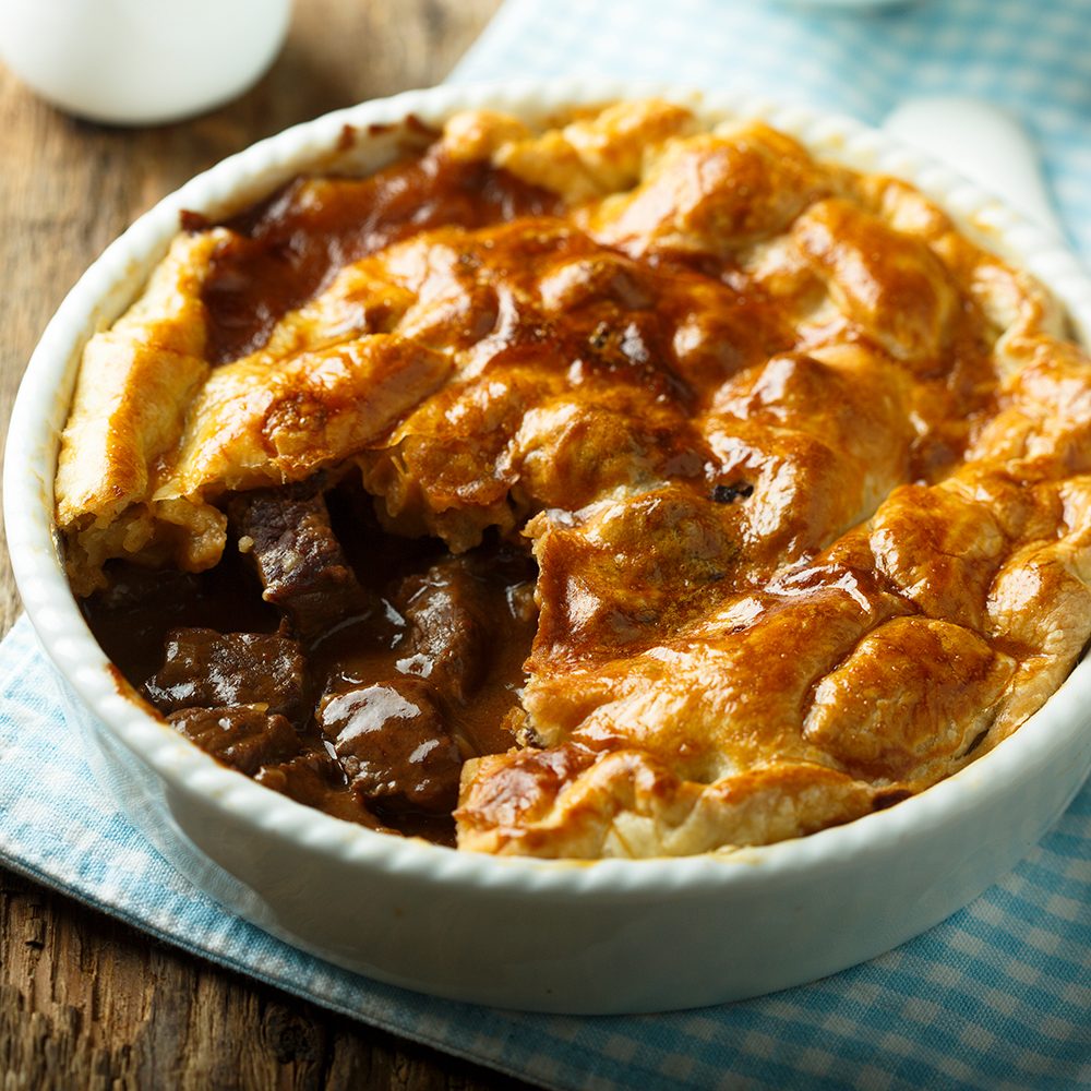 Steak and Newcastle Ale Pie